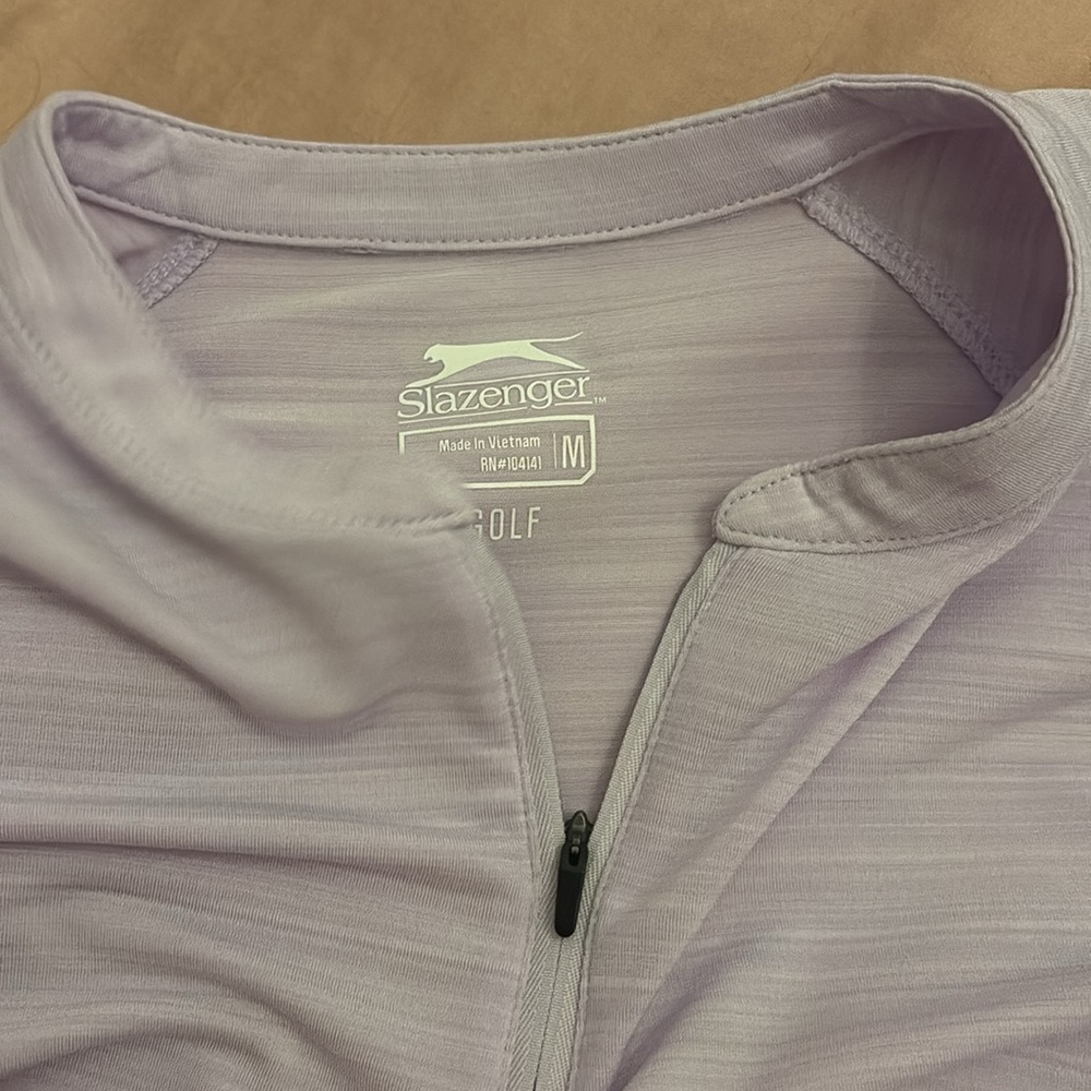 Slazenger Womens Light Purple Polo Golf Shirt - Picture 2 of 3